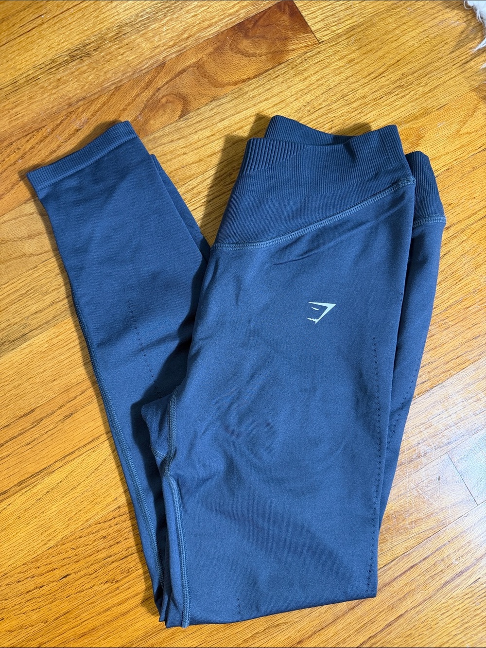 Gymshark Navy/gray/blue Performance Leggings